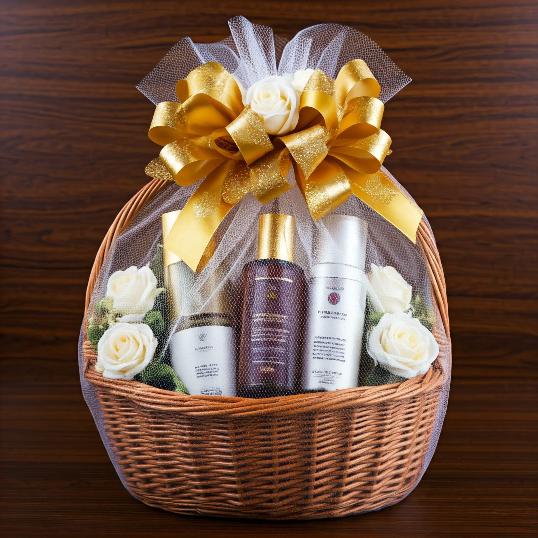 Skincare Products Basket